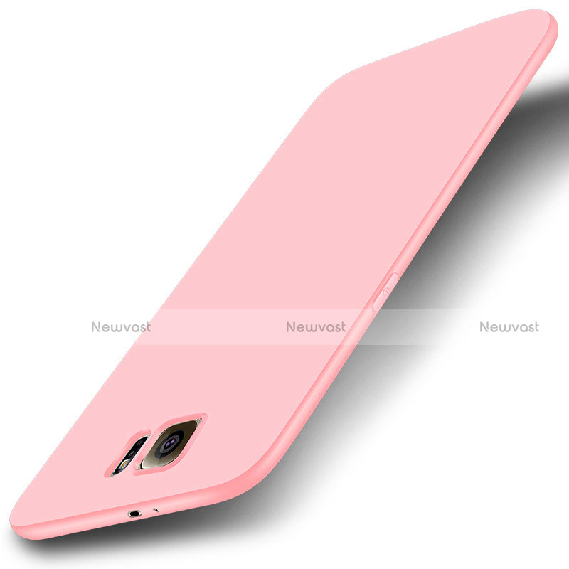 Ultra-thin Silicone Gel Soft Case S01 for Samsung Galaxy S6 SM-G920 Pink