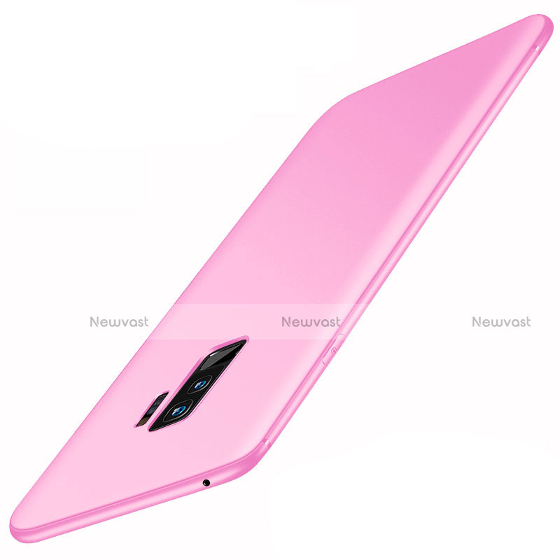 Ultra-thin Silicone Gel Soft Case S01 for Samsung Galaxy S9 Plus Pink