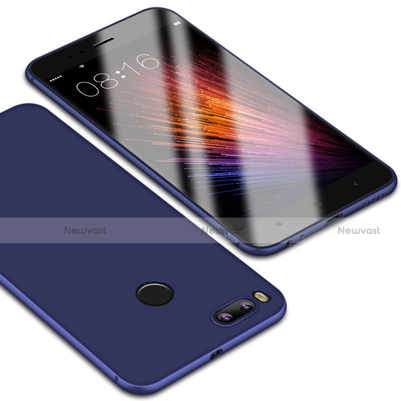 Ultra-thin Silicone Gel Soft Case S01 for Xiaomi Mi 5X Blue