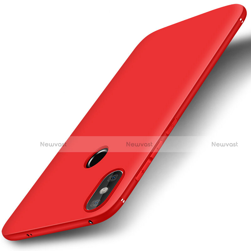 Ultra-thin Silicone Gel Soft Case S01 for Xiaomi Mi A2 Lite Red
