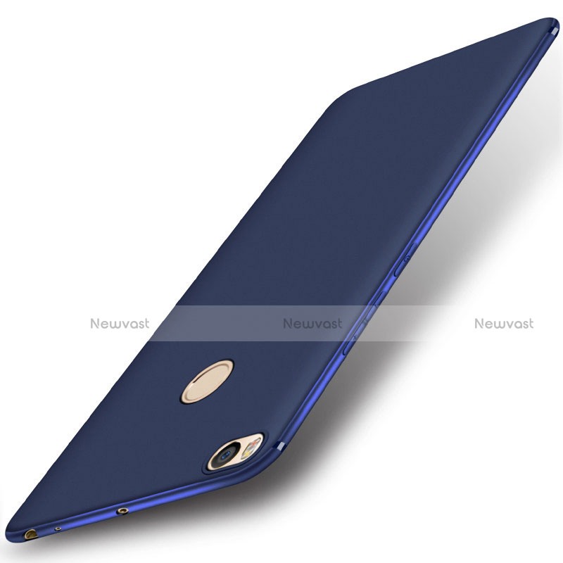 Ultra-thin Silicone Gel Soft Case S01 for Xiaomi Mi Max 2 Blue