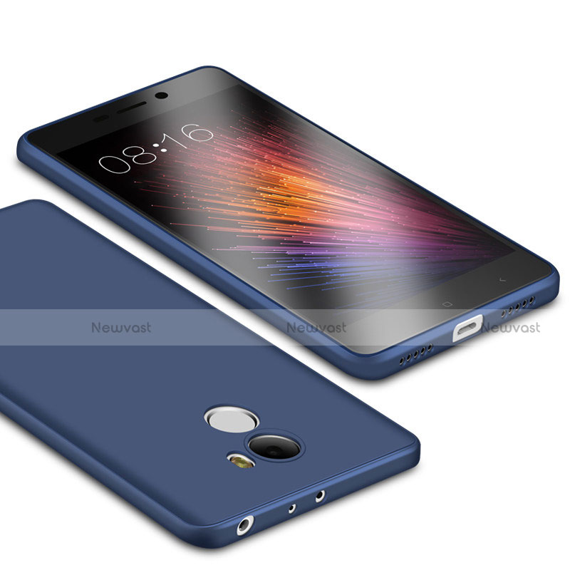 Ultra-thin Silicone Gel Soft Case S01 for Xiaomi Redmi 4 Standard Edition Blue