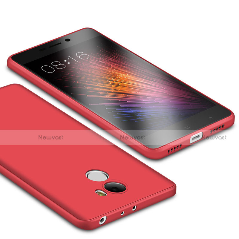 Ultra-thin Silicone Gel Soft Case S01 for Xiaomi Redmi 4 Standard Edition Red