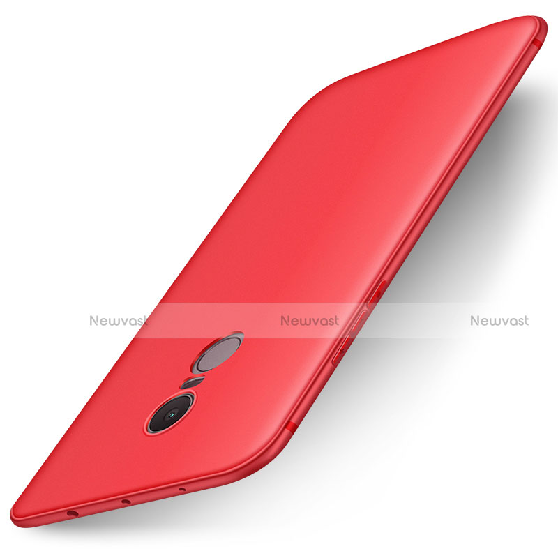 Ultra-thin Silicone Gel Soft Case S01 for Xiaomi Redmi Note 4 Red