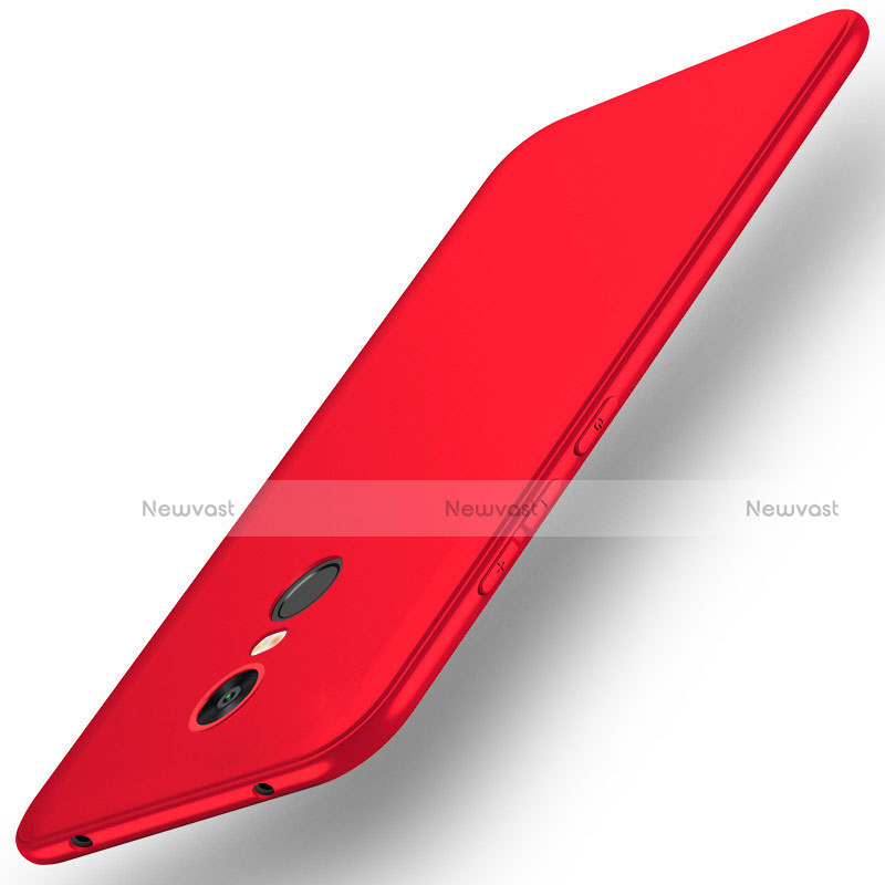 Ultra-thin Silicone Gel Soft Case S01 for Xiaomi Redmi Note 5 Indian Version Red