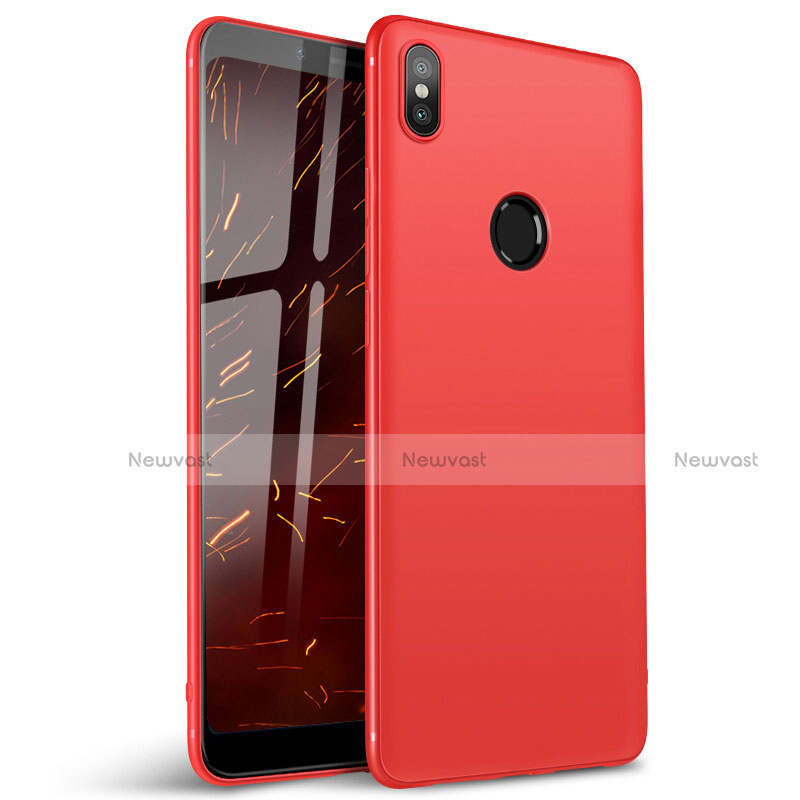 Ultra-thin Silicone Gel Soft Case S01 for Xiaomi Redmi Y2 Red