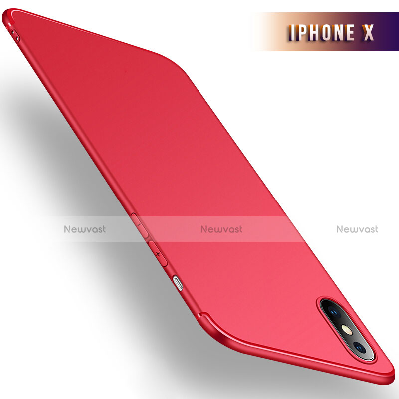 Ultra-thin Silicone Gel Soft Case S02 for Apple iPhone Xs Red