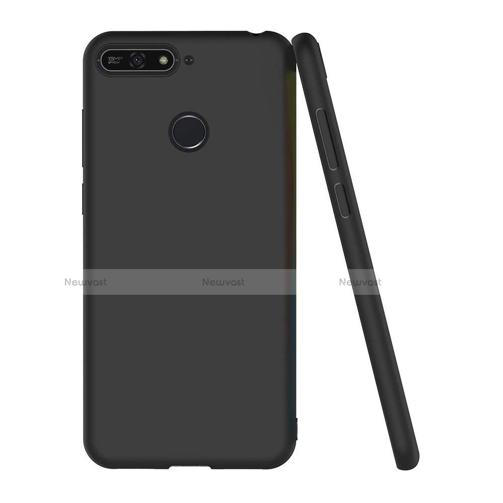 Ultra-thin Silicone Gel Soft Case S02 for Huawei Enjoy 8e Black