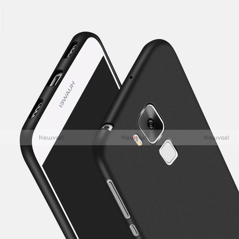 Ultra-thin Silicone Gel Soft Case S02 for Huawei G8 Black