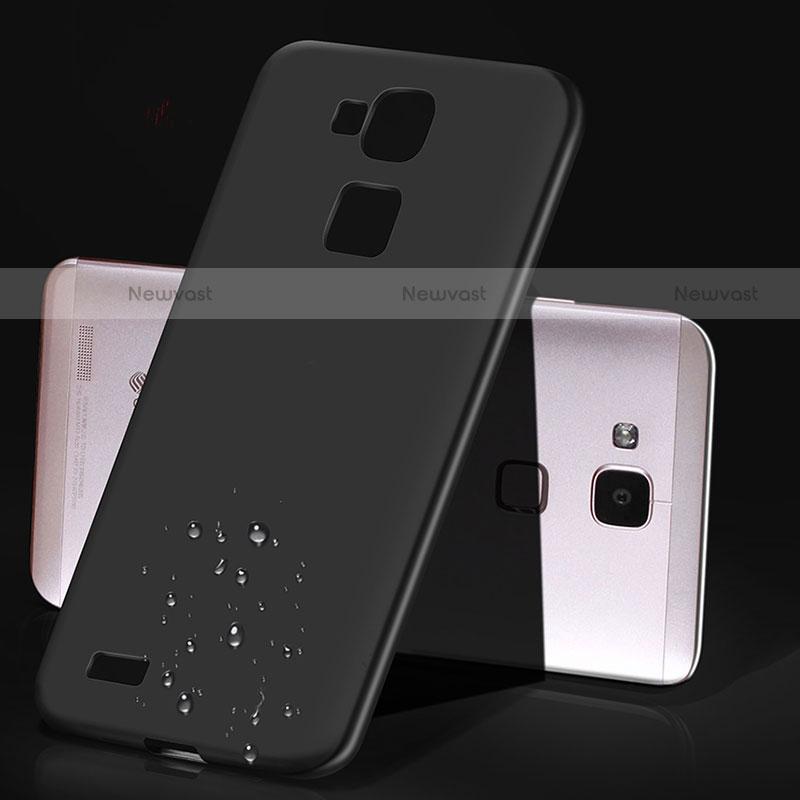 Ultra-thin Silicone Gel Soft Case S02 for Huawei Mate 7 Black