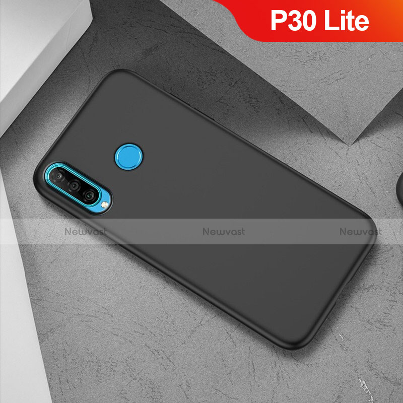 Ultra-thin Silicone Gel Soft Case S02 for Huawei P30 Lite Black