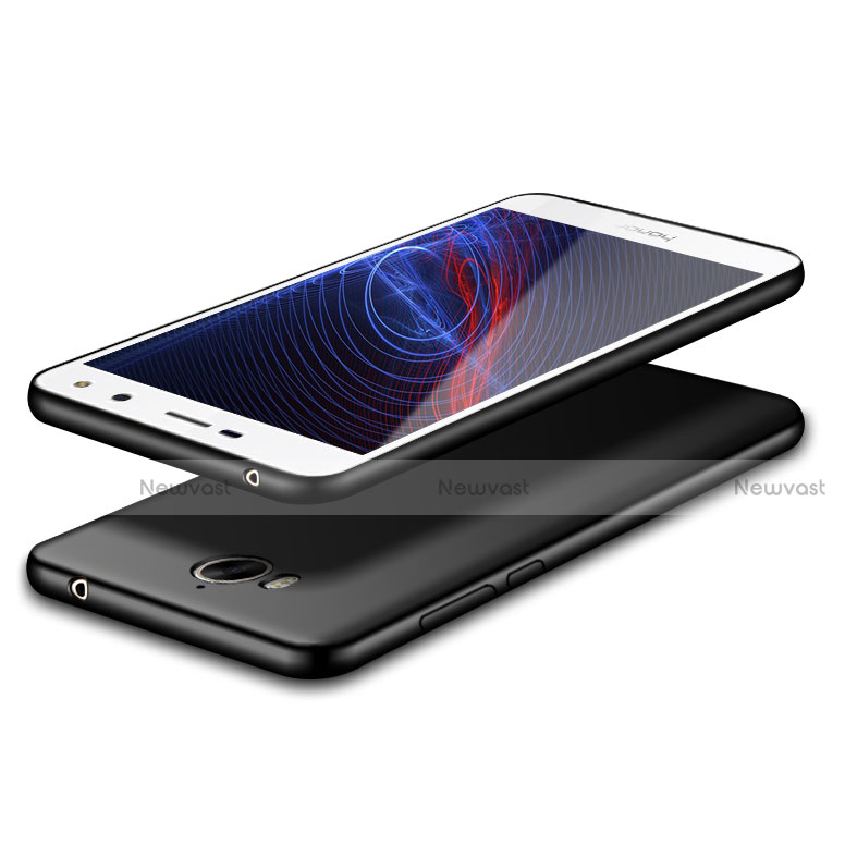 Ultra-thin Silicone Gel Soft Case S02 for Huawei Y5 III Y5 3 Black