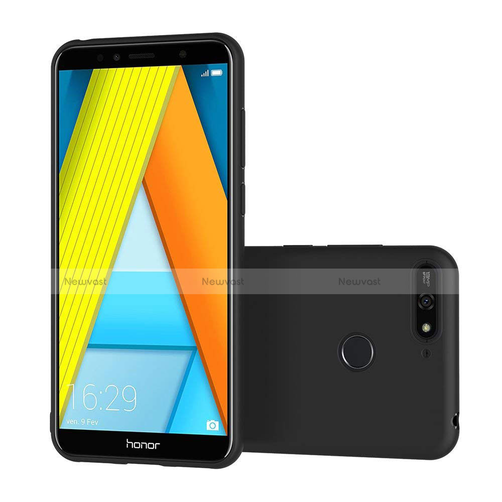 Ultra-thin Silicone Gel Soft Case S02 for Huawei Y6 (2018) Black