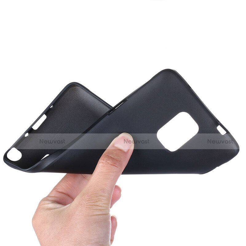 Ultra-thin Silicone Gel Soft Case S02 for Samsung Galaxy Note 4 Duos N9100 Dual SIM Black