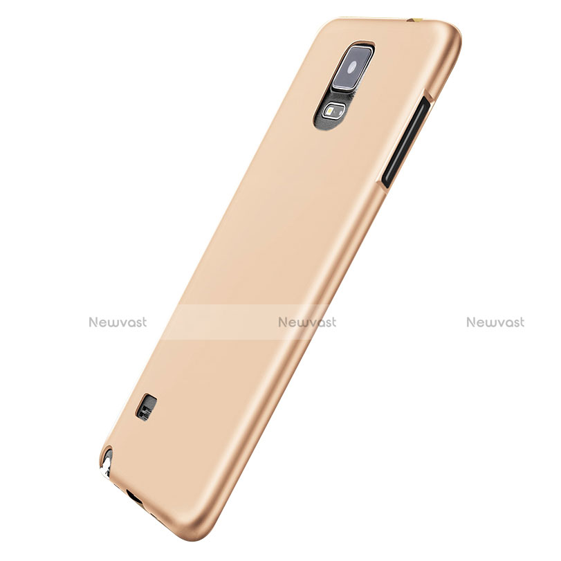 Ultra-thin Silicone Gel Soft Case S02 for Samsung Galaxy Note 4 Duos N9100 Dual SIM Gold