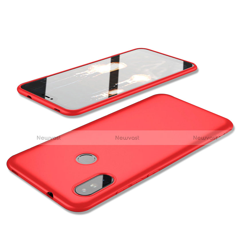 Ultra-thin Silicone Gel Soft Case S02 for Xiaomi Mi A2 Lite Red