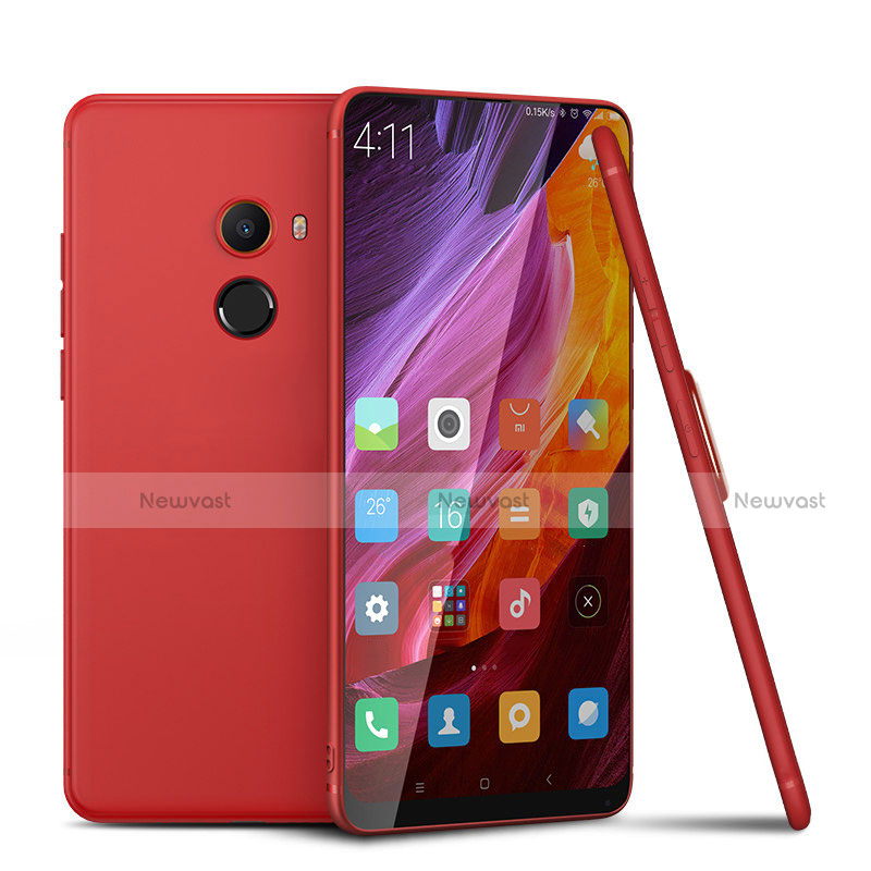 Ultra-thin Silicone Gel Soft Case S02 for Xiaomi Mi Mix 2 Red