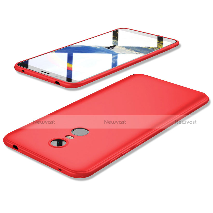 Ultra-thin Silicone Gel Soft Case S02 for Xiaomi Redmi 5 Plus Red
