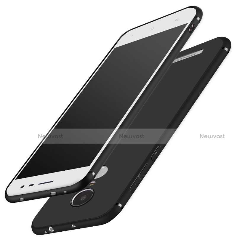 Ultra-thin Silicone Gel Soft Case S02 for Xiaomi Redmi Note 3 Black