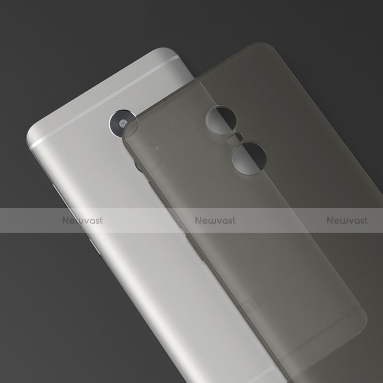 Ultra-thin Silicone Gel Soft Case S02 for Xiaomi Redmi Note 4 Gray