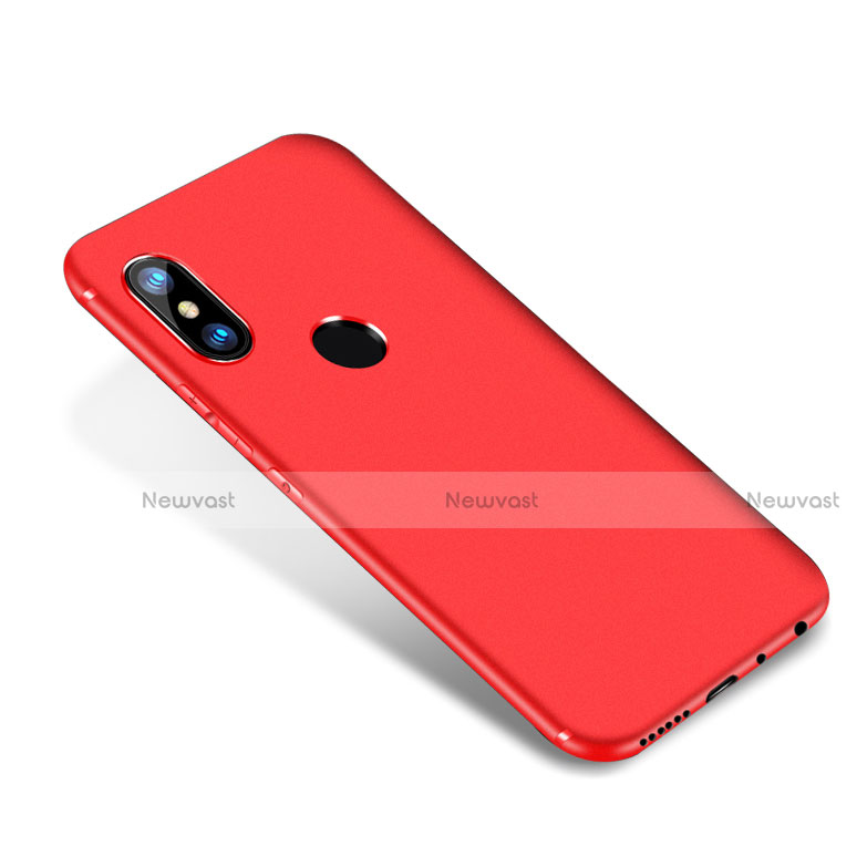 Ultra-thin Silicone Gel Soft Case S02 for Xiaomi Redmi Note 5 AI Dual Camera Red