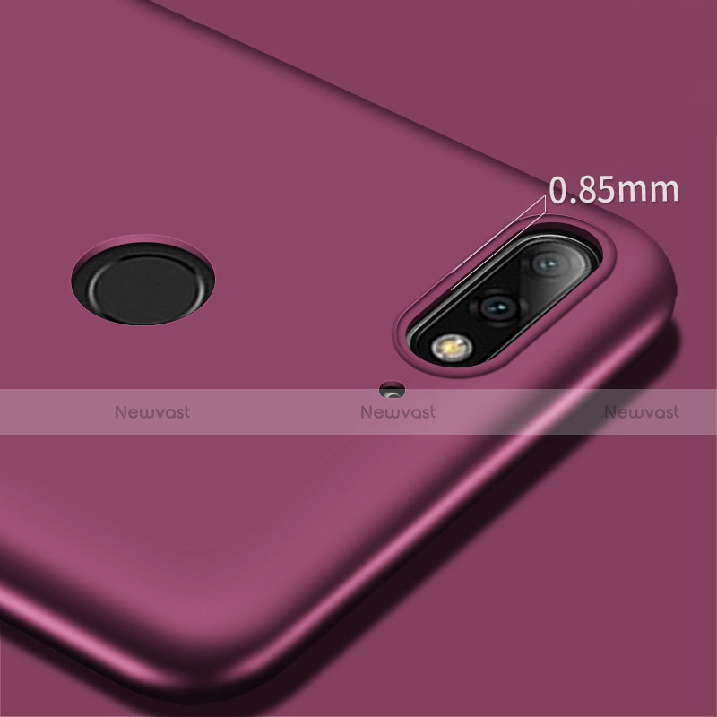 Ultra-thin Silicone Gel Soft Case S03 for Huawei Honor 7C Purple