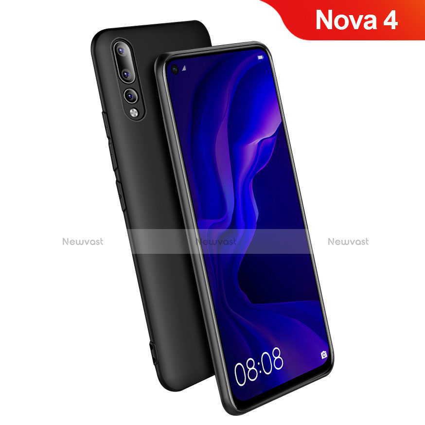 Ultra-thin Silicone Gel Soft Case S03 for Huawei Nova 4 Black