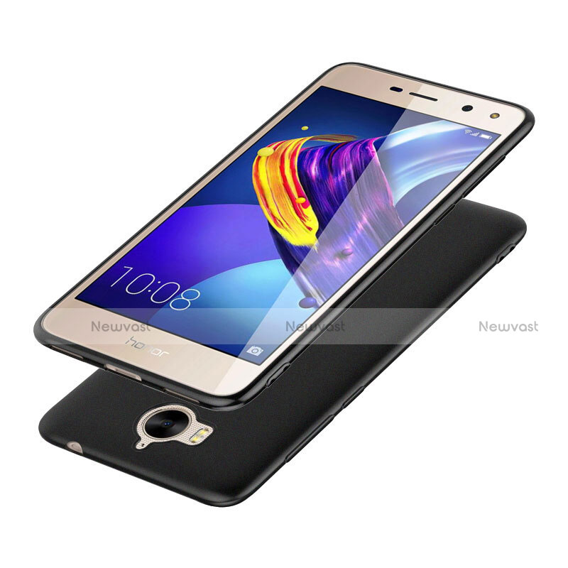 Ultra-thin Silicone Gel Soft Case S03 for Huawei Y5 III Y5 3 Black