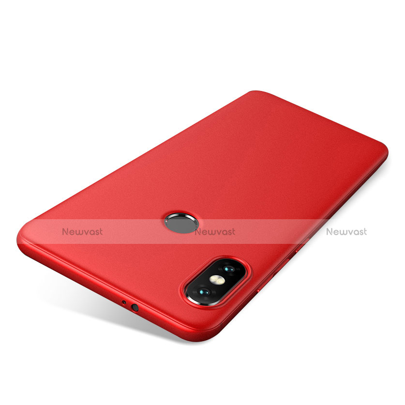Ultra-thin Silicone Gel Soft Case S03 for Xiaomi Redmi Note 5 AI Dual Camera Red