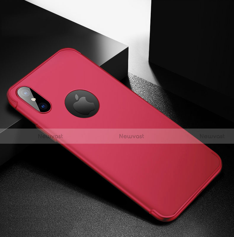 Ultra-thin Silicone Gel Soft Case S04 for Apple iPhone Xs Red