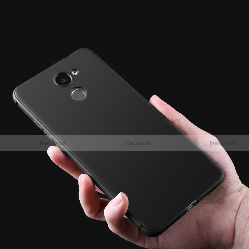 Ultra-thin Silicone Gel Soft Case S04 for Huawei Enjoy 7 Plus Black
