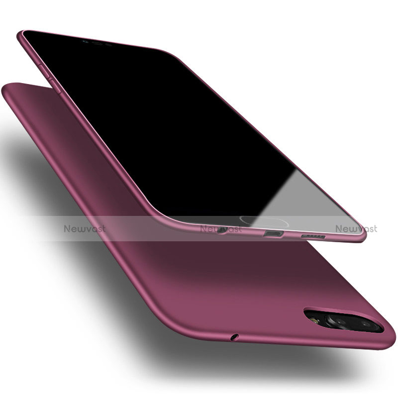 Ultra-thin Silicone Gel Soft Case S04 for Huawei Honor 10 Purple