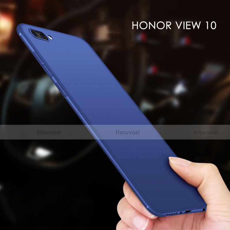 Ultra-thin Silicone Gel Soft Case S04 for Huawei Honor V10 Blue