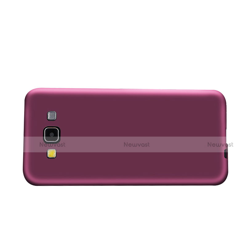 Ultra-thin Silicone Gel Soft Case S04 for Samsung Galaxy A7 Duos SM-A700F A700FD Purple