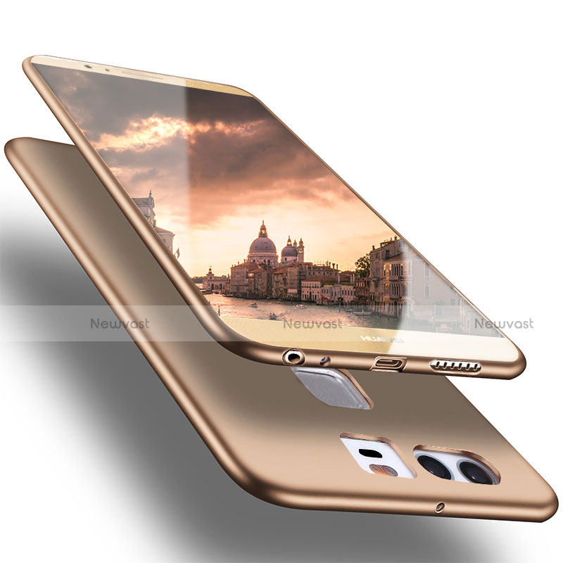 Ultra-thin Silicone Gel Soft Case S05 for Huawei P9 Plus Gold