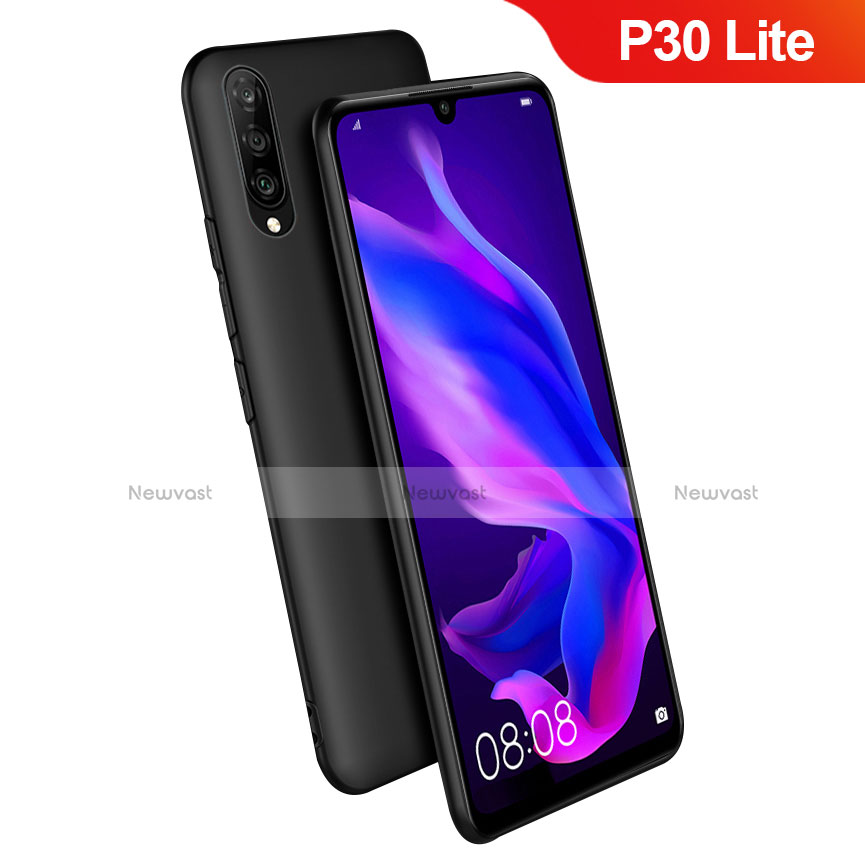 Ultra-thin Silicone Gel Soft Case S06 for Huawei P30 Lite Black