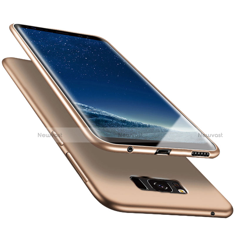 Ultra-thin Silicone Gel Soft Case S06 for Samsung Galaxy S8 Gold