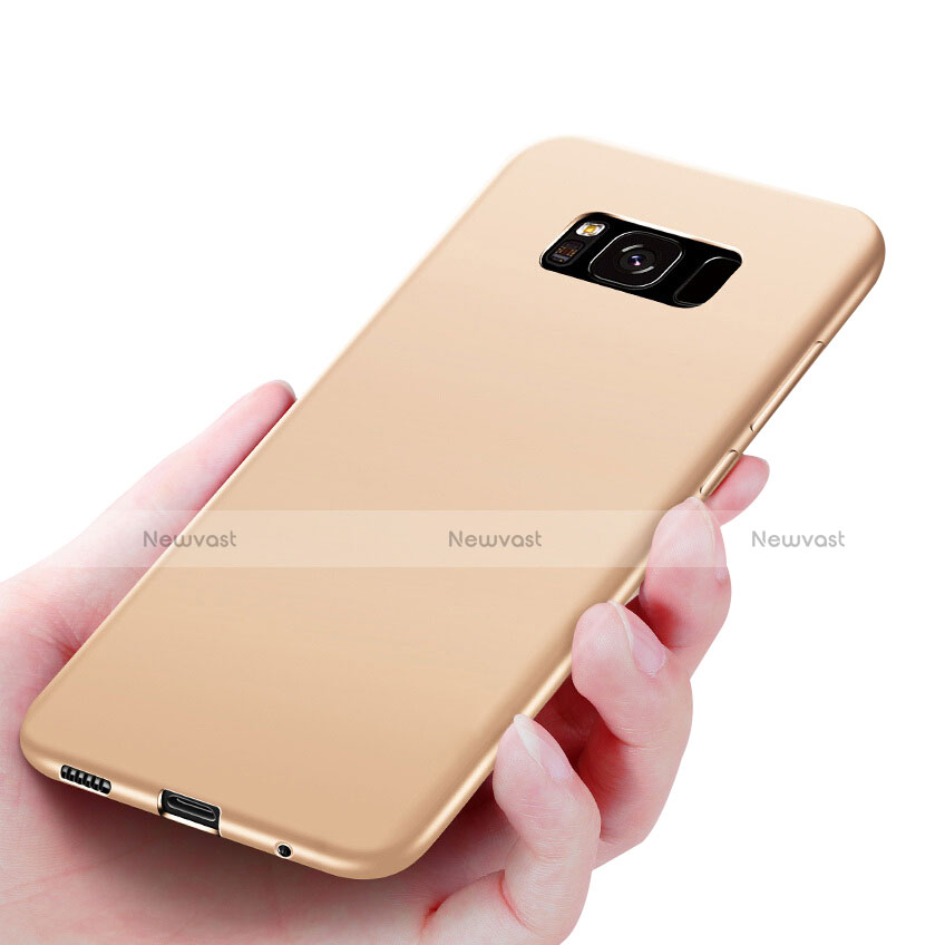 Ultra-thin Silicone Gel Soft Case S06 for Samsung Galaxy S8 Plus Gold