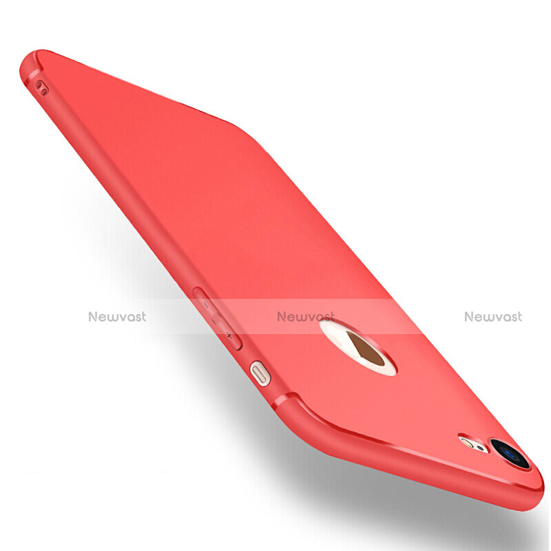Ultra-thin Silicone Gel Soft Case S07 for Apple iPhone SE (2020) Red