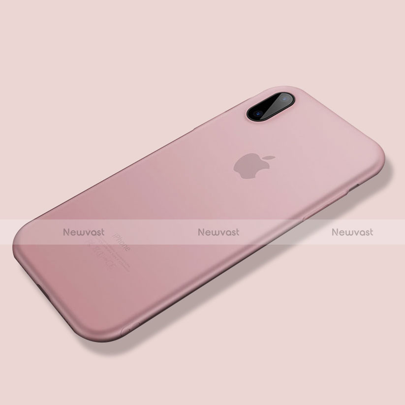 Ultra-thin Silicone Gel Soft Case S07 for Apple iPhone Xs Max Pink