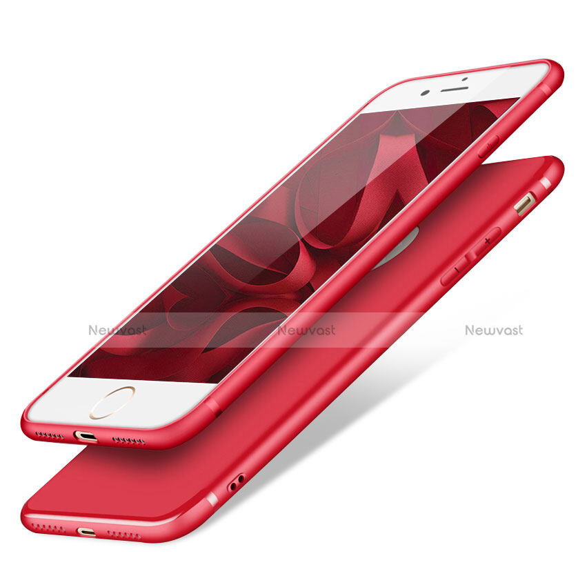 Ultra-thin Silicone Gel Soft Case S09 for Apple iPhone SE3 2022 Red