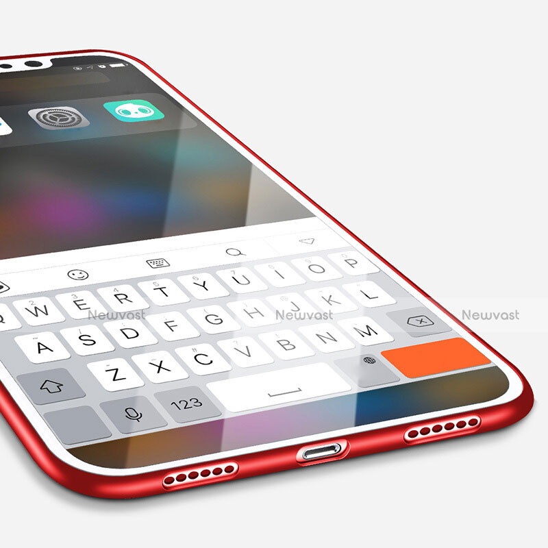 Ultra-thin Silicone Gel Soft Case S14 for Apple iPhone X Red
