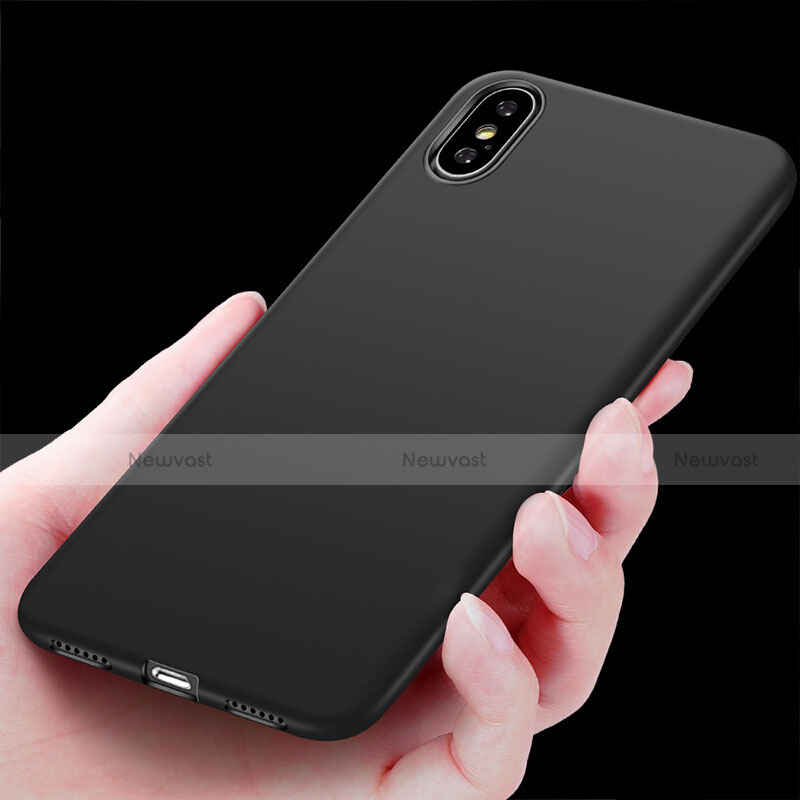 Ultra-thin Silicone Gel Soft Case S14 for Apple iPhone Xs Black