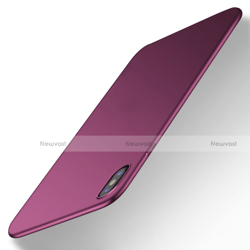 Ultra-thin Silicone Gel Soft Case S15 for Apple iPhone X Purple