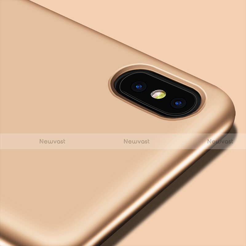 Ultra-thin Silicone Gel Soft Case S16 for Apple iPhone Xs Gold