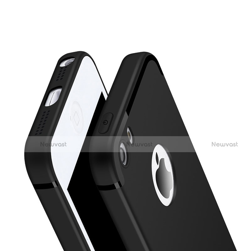 Ultra-thin Silicone Gel Soft Case U01 for Apple iPhone 5 Black