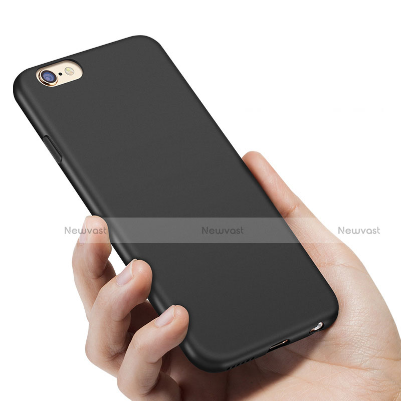 Ultra-thin Silicone Gel Soft Case U04 for Apple iPhone 6S Black