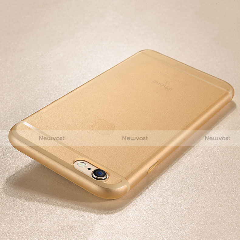 Ultra-thin Silicone Gel Soft Case U12 for Apple iPhone 6 Gold