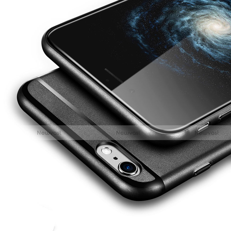 Ultra-thin Silicone Gel Soft Case U12 for Apple iPhone 6S Black