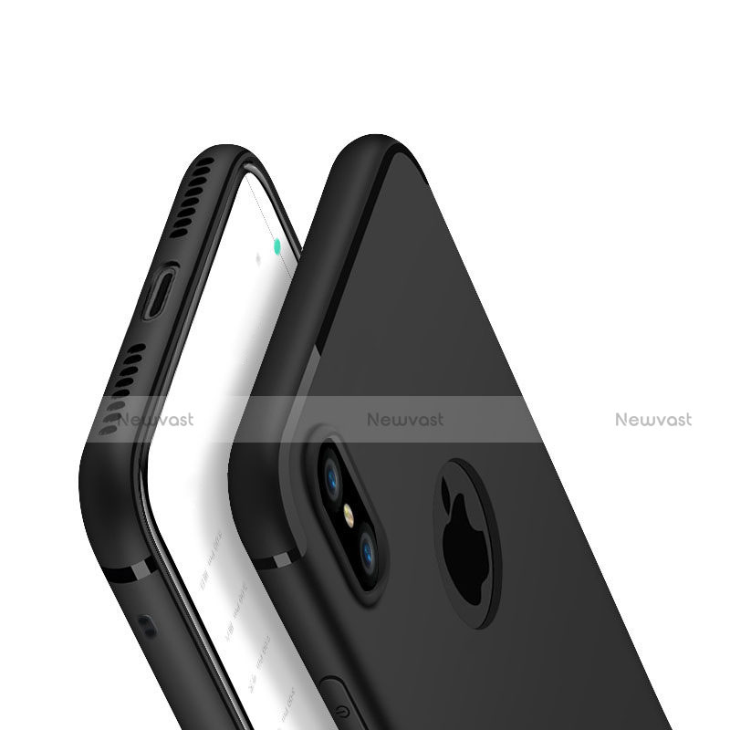 Ultra-thin Silicone Gel Soft Case V01 for Apple iPhone X Black